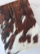 Load image into Gallery viewer, 14 karat gold drop necklace by BlaireBe Jewelry