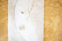 Load image into Gallery viewer, Close up 14 karat gold lab-grown diamond statement necklace by BlaireBe Jewelry
