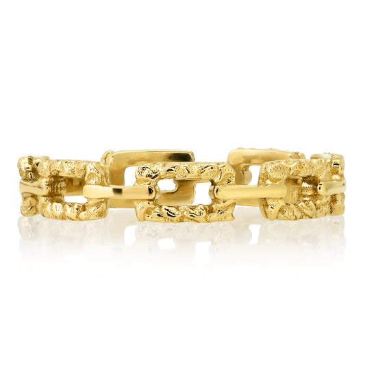Jack ring 14 karat gold chain ring by BlaireBe Jewelry