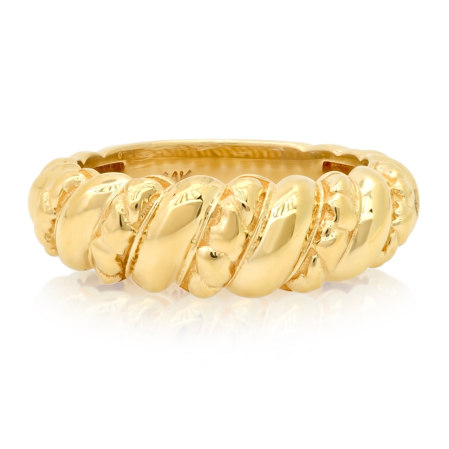 Caraleigh ring 14 karat gold lab-grown diamond vintage ring by BlaireBe Jewelry